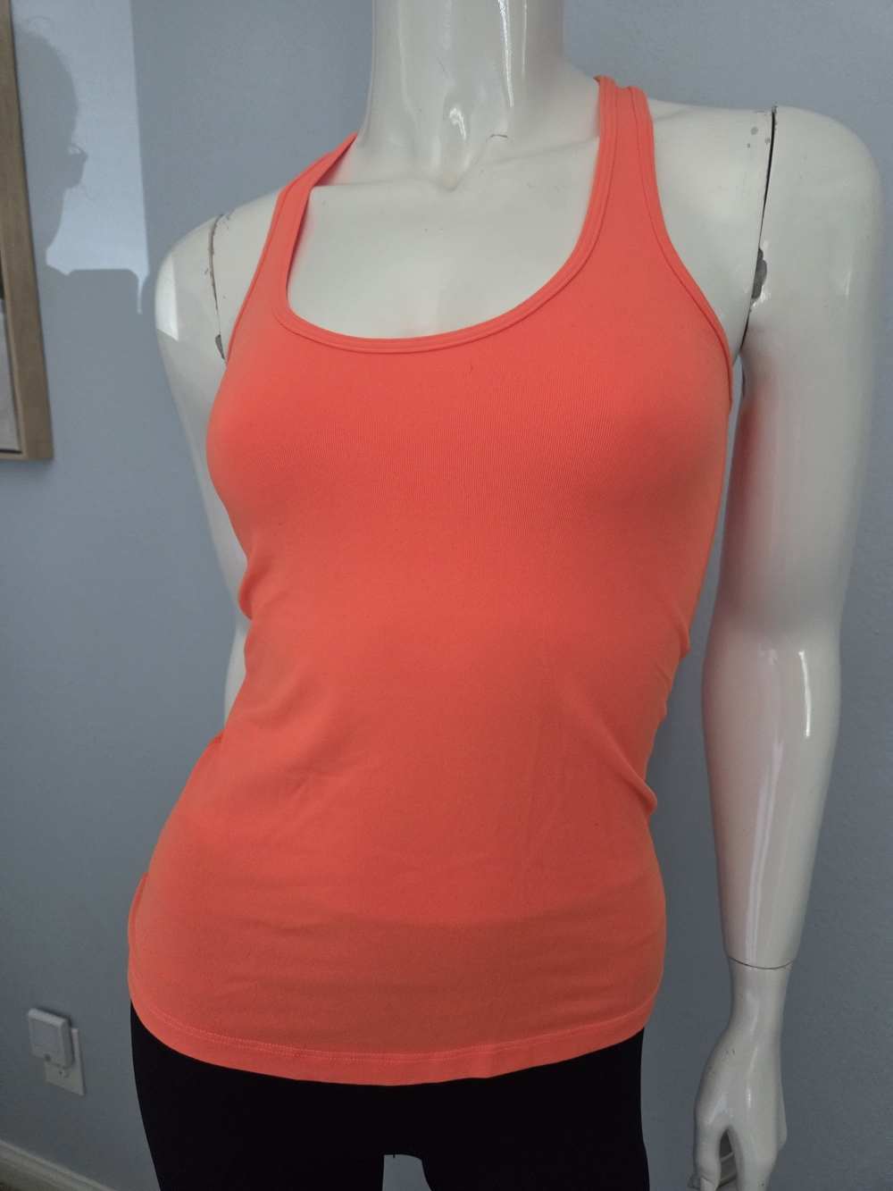 Lululemon Orange Racerback Tank Top Size 4